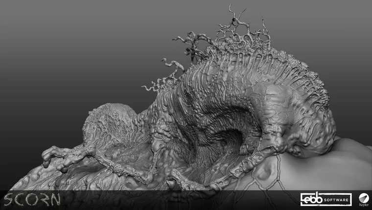 Scorn — bear corpse — sculpt