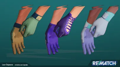 Rematch — gloves — game-ready