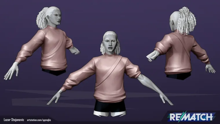 Rematch — shirt — high poly