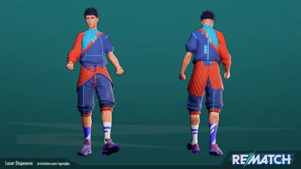 Rematch — player character — back